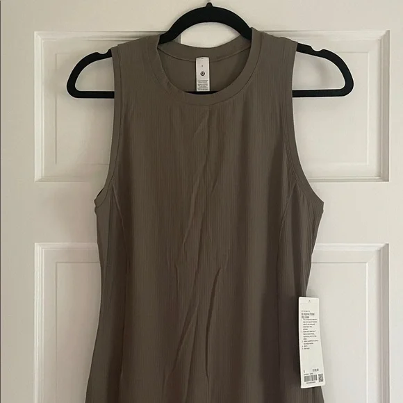 lululemon athletica | Dresses | Lululemon All Aligned Ribbed Midi Dress Nwt  | Poshmark